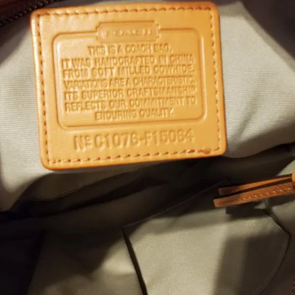 EUC Coach Pebble Leather Shoulder Bag - Rare - Picture 10 of 15